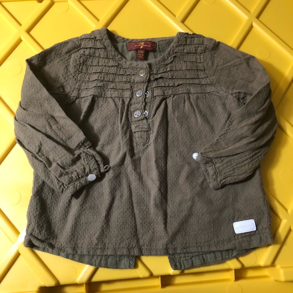 7 For All Mankind 18M girl shirt